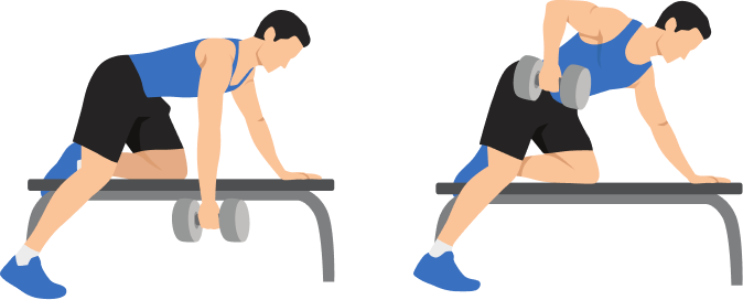Dumbbell Row demonstration
